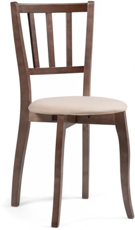 Деревянный стул Woodville Айра бежевый / орех 528931