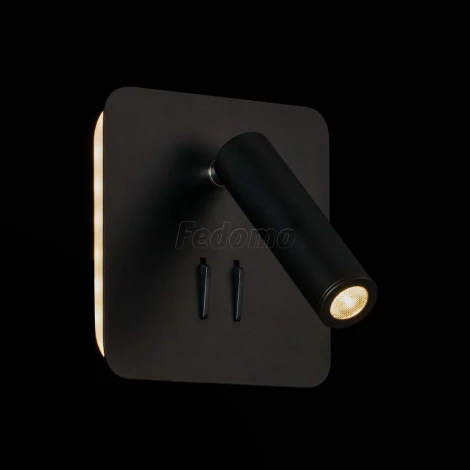 Настенный светильник (бра) Ios 176 3000К 9Вт IP 20 LED Maytoni Technical C175-WL-01-6W-B (220V, выключатель)