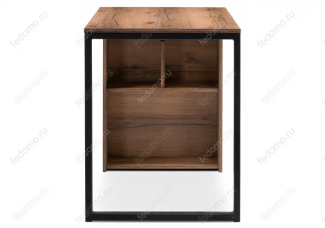 Письменный стол Notta Битти Лофт 116х60х75 дуб делано темный / черный матовый 489671