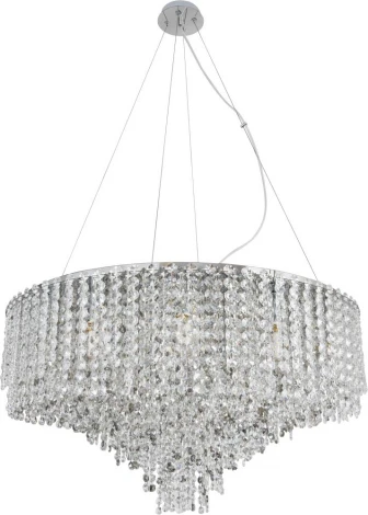 Подвесная люстра Stilfort Rain of Crystal 2187/09/16P (220V, хрусталь, на тросе)