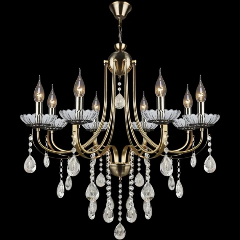 Подвесная люстра Reluce 04749-0.4-08 (220V, подвески, на цепи, подсвечник, свеча)