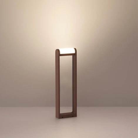 Наземный уличный светильник Odeon Light Twinset 7118/12GL коричневый/металл IP65 LED 12W 900Лм 3000K 120° 220V