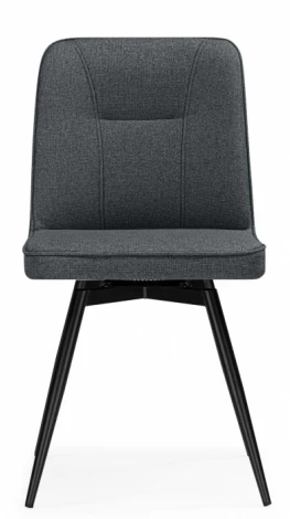 Обеденный стул Woodville Texas (Металл, Рогожка/Черный) арт.15889