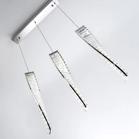 Подвесной светильник светодиодный хрустальный Modelux MODESTYLE MS.88910.3 CR