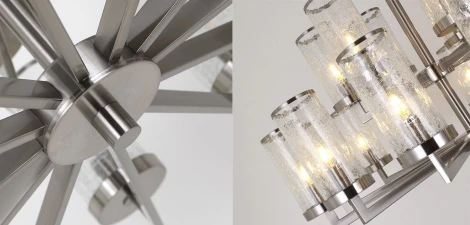 Подвесная люстра Liaison Two-Tier Chandelier 18 Silver ImperiumLoft 40,2464 (143896-22)