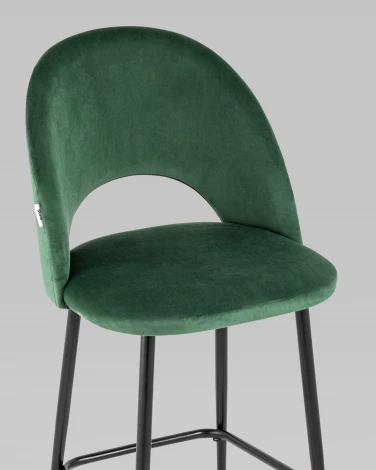 Стул полубарный Stool Group Меган велюр зеленый УТ000025281