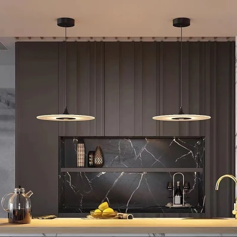 Подвесной светильник Lightera Tekapo LE127L-60B (LED, 220V, на проводе, круглые)