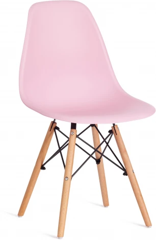 Обеденный стул Tetchair CINDY (Дерево бук,Металл,Пластик/Розовый)