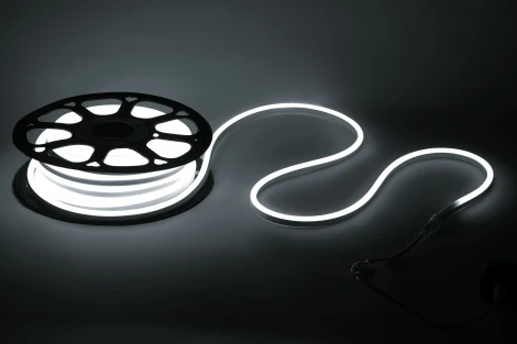 Гибкий неон 220V 20м белый холодный ЭРА N2835-120-IP67-220V-20m-6500