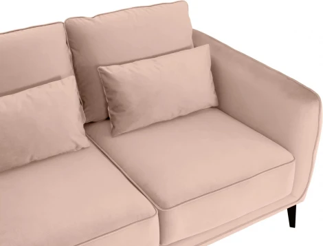 Диван Amsterdam двухместный ОГОГО (арт.701173), (Ткань/Бежевый)