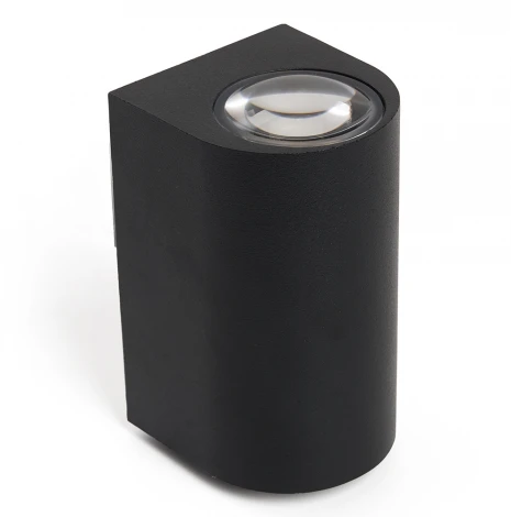 Архитектурная подсветка Feron Корфу 48477 DH053, 2*5W, 800Lm, 3000K, черный Бостон (LED, 220V, IP54)