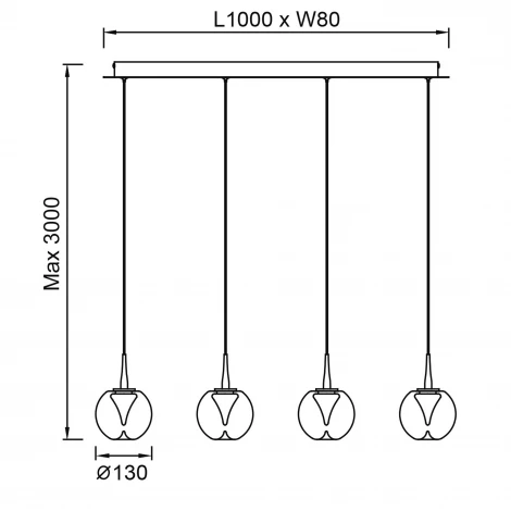 Подвесной светильник LED Andromeda 9214