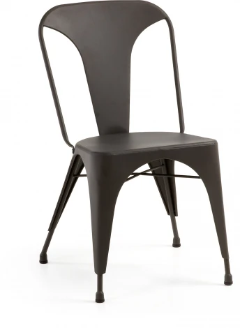 Обеденный стул La Forma (ex Julia Grup) Malira (Графит,Черный/ Металл,Сталь)