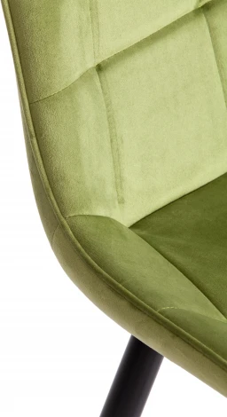 Стул ABRUZZO ( mod. 8060 ) / 2 шт. в упаковке Tetchair (Металл,Велюр/Зеленый) арт.24539