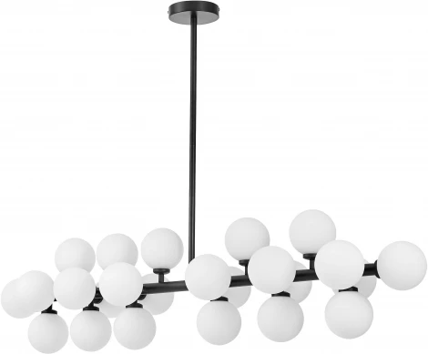 Потолочная люстра на штанге Lumina Deco Marsiada LDP 6033-24 BK