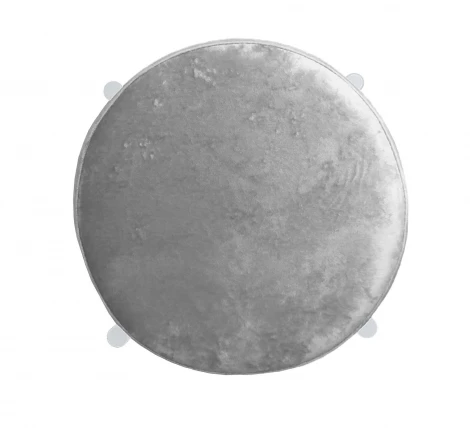 Табурет M DikLine, M13 светло-серый, ножки белые арт.00-00079914