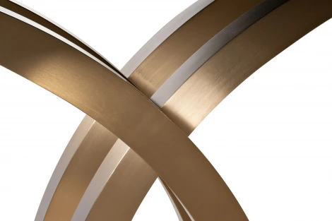 Кухонный стол Garda Decor 33FS-21103STOL/OB (Золото/Темное дерево)