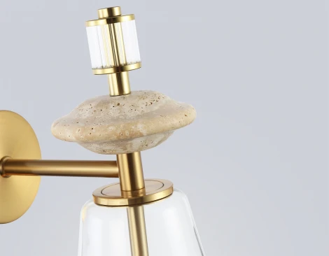 Бра с травертином Ambrella Ceramo Modern LH53307