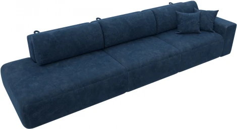 Диван прямой Лига-036 НПБ Модерн Лонг подлокотник справа Лига Диванов (Велюр) арт.127687