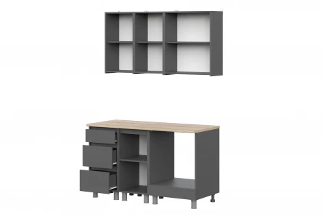 Кухня Денвер Арника (без столешницы). Композиция 7