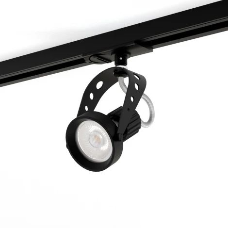 Трековый светильник однофазный 7W 220V Black RAUMBERG 8127Bk (круглые)