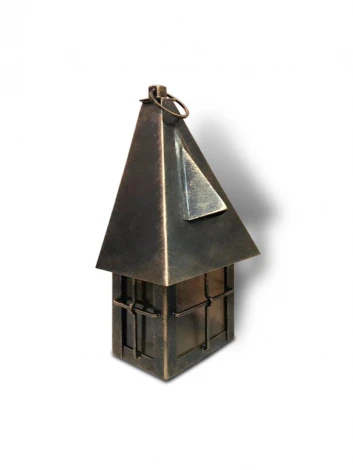 Настенный фонарь уличный Русские фонари Рувиано 250-12/bbg-15 (220V, домики)