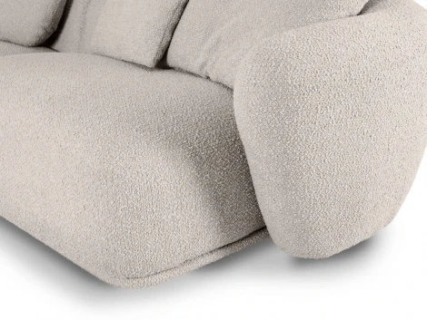 Диван Fabro ОГОГО (арт.851169), (Ткань,Букле/Бежевый)