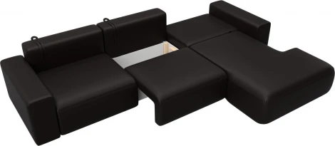 Диван угловой Лига-036 НПБ Классик Лонг правый угол Лига Диванов (Экокожа) арт.127790