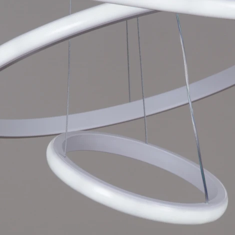 Подвесной светильник светодиодный с регулировкой цветовой температуры Reluce 99001-0.9-03D WH (220V, на тросе)