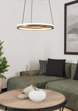 Подвесной светодиодный светильник с регулировкой цветовой температуры Eglo Mezzomonte 901826