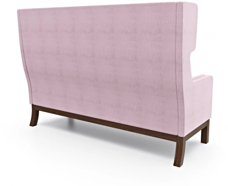 Диван Arsko Айверс Хай Орех шенилл розовый