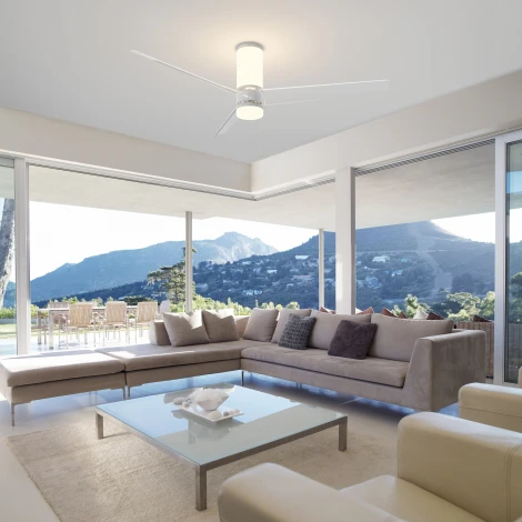 Потолочная светодиодная люстра с вентилятором и пультом Mantra Up Down 9062