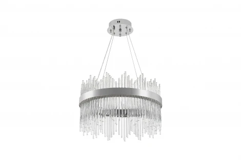 Подвесная люстра светодиодная нимб с пультом ДУ 112W, хром, LED Natali Kovaltseva 8315 INNOVATION STYLE 83157