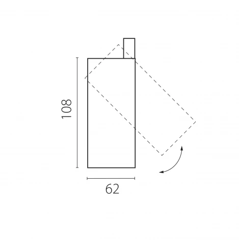 Трековый светильник трехфазный, светодиодный 220V 15W Lightstar Alta Base 215136
