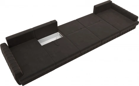 Диван П-образный Лига-057 НПБ МегаЛонг Лига Диванов (Велюр) арт.129359