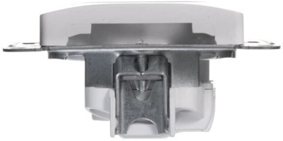 Розетка встраиваемая без заземления (белый) Systeme Electric Glossa GSL000141