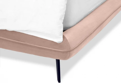 Кровать Amsterdam ОГОГО (арт.750820), (Велюр/Бежевый)