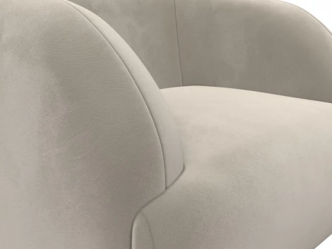 Кресло Лига-041 (Бежевый/Микровельвет) Лига Диванов арт.121935