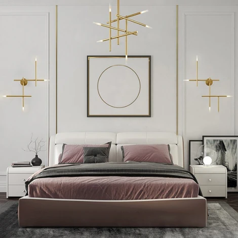 Настенное бра Traverse Wall Gold H83 ImperiumLoft Traverse-Wall01 (207739-26) (220V, асимметрия)