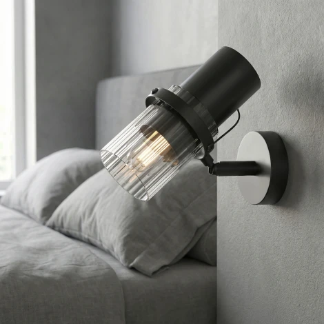 Спот с поворотным механизмом Eurosvet Megre 503111 черный