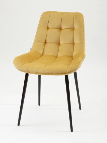 Стул MyFar Феникс горчичный велюр (комплект 2 шт) MF1034-2