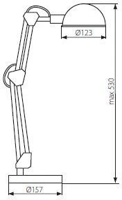 Офисная настольная лампа Kanlux PIXA 19301 (220V)