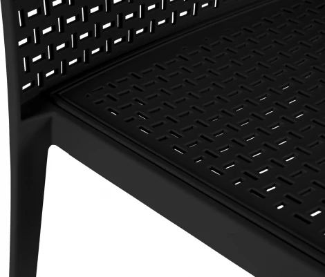 Стул уличный Bottega ОГОГО Обстановочка! (Пластик/Черный) арт.926936