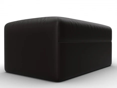 Модуль пуф Лига-060 НПБ (ЛДСП,Брус,Фанера/Пластик/Экокожа/Коричневый) Лига Диванов 130081