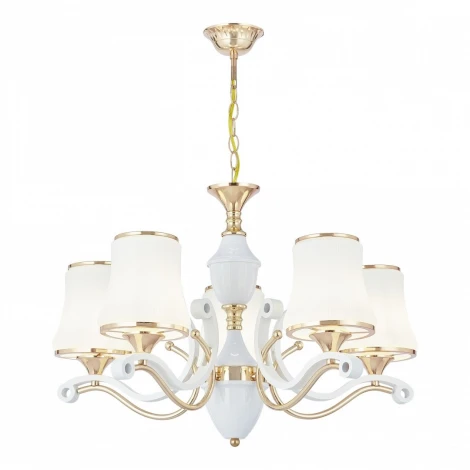 Подвесная люстра Arte Milano Florentia-3987 303987/5 Wh/Gd (220V, на цепи)
