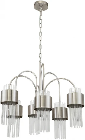 Подвесная люстра Garda 656/6PL E14*40W Satin nickel