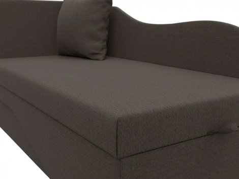 Кушетка Гармония левая (Коричневый/Рогожка) Лига Диванов арт.125297L