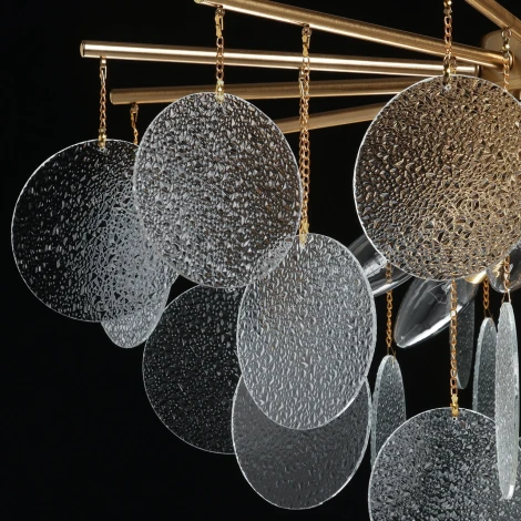 Потолочная люстра на штанге De City Бриз 111017206 с подвесками