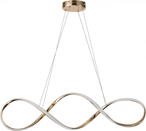 Подвесной светильник с таймером Escada Knot 10236/1 LED*60W Gold 10236/1LED (220V, пульт управления, на тросе)