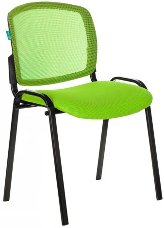 Стул Бюрократ ВИКИ салатовый TW-03A TW-18 сетка/ткань на ножках металл черный